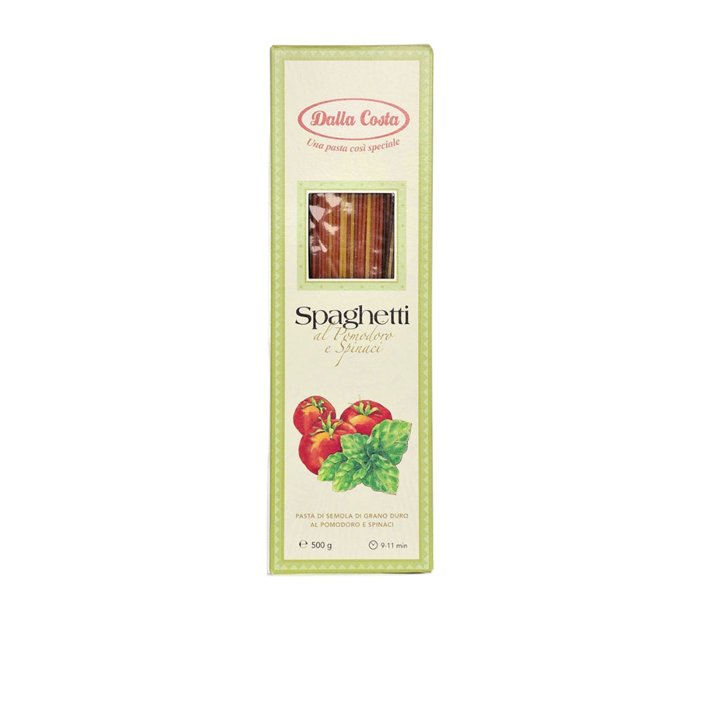 Dalla Costa Spaghetti Tricolori Al Pomodoro E Spinaci Confezione Risparmio 20x500gr