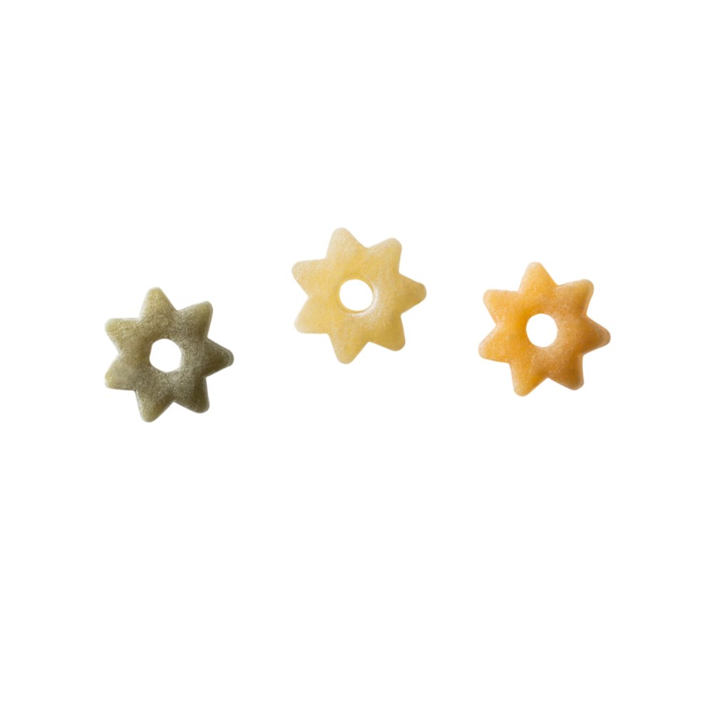 Dalla Costa Stelline Pasta Tricolore Al Pomodoro E Spinaci Pasta Bio Per Bambini Con Vitamina B1 Confezione Risparmio 8x200gr