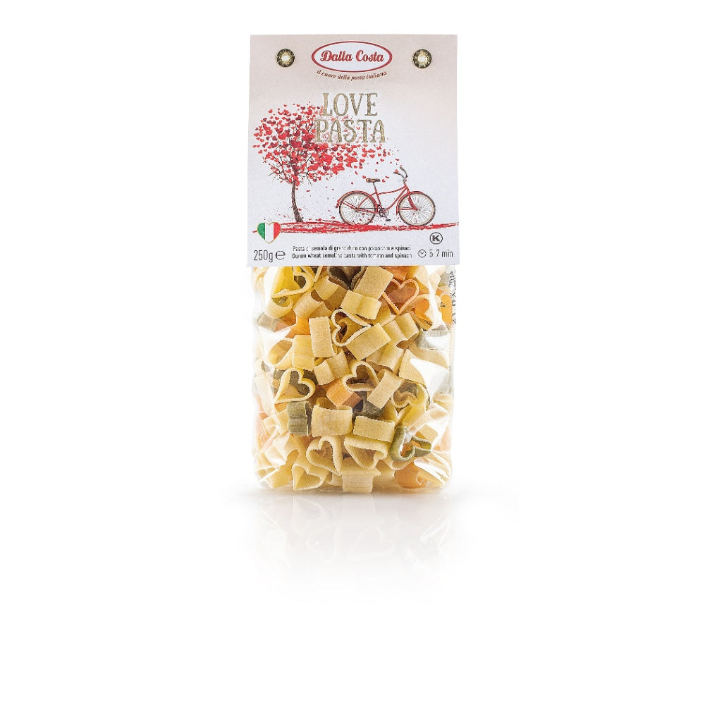Dalla Costa Love Pasta Tricolore Al Pomodoro E Spinaci Confezione Risparmio 24x250gr
