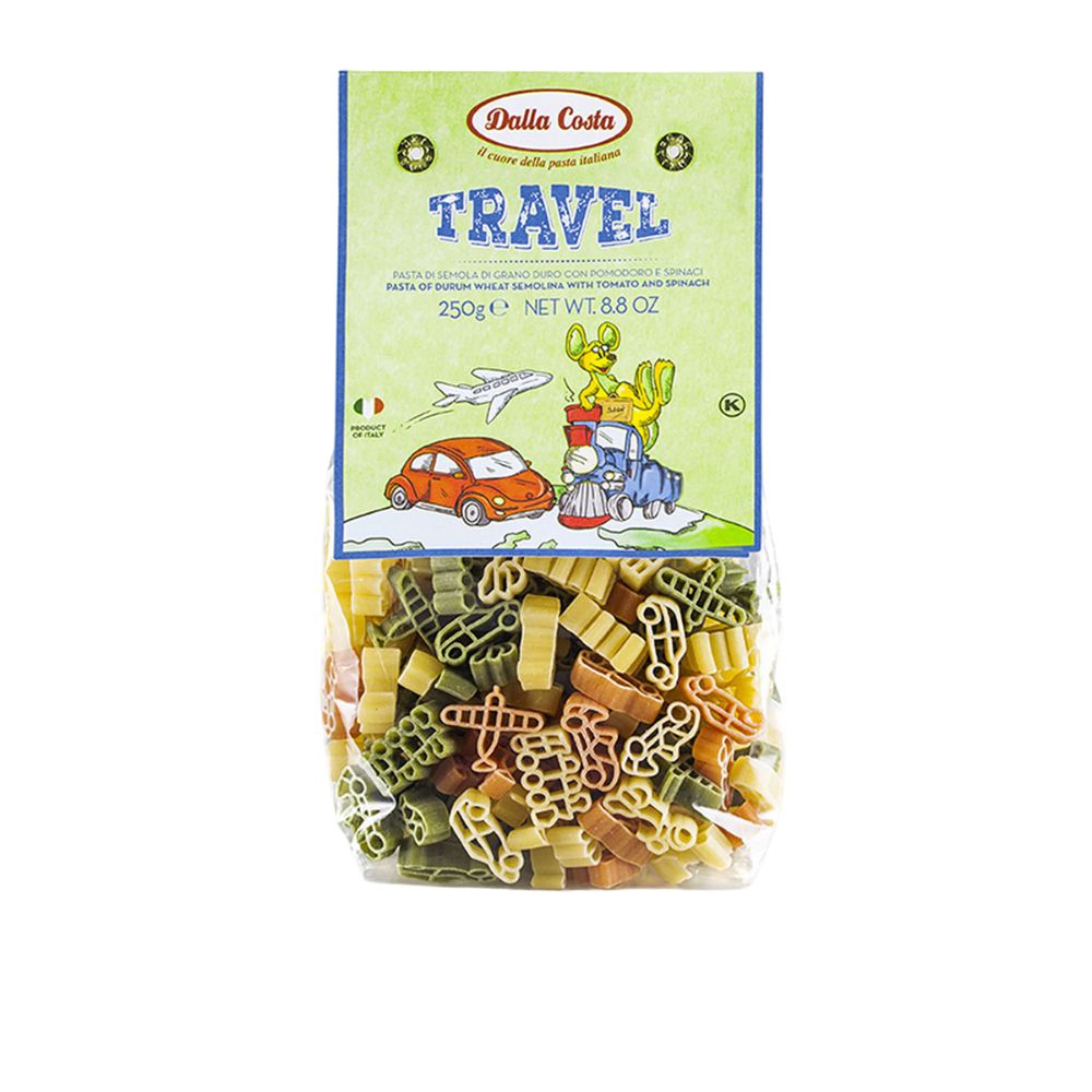 Dalla Costa Travel Pasta Tricolore Con Pomodoro E Spinaci Confezione Risparmio 12x250gr