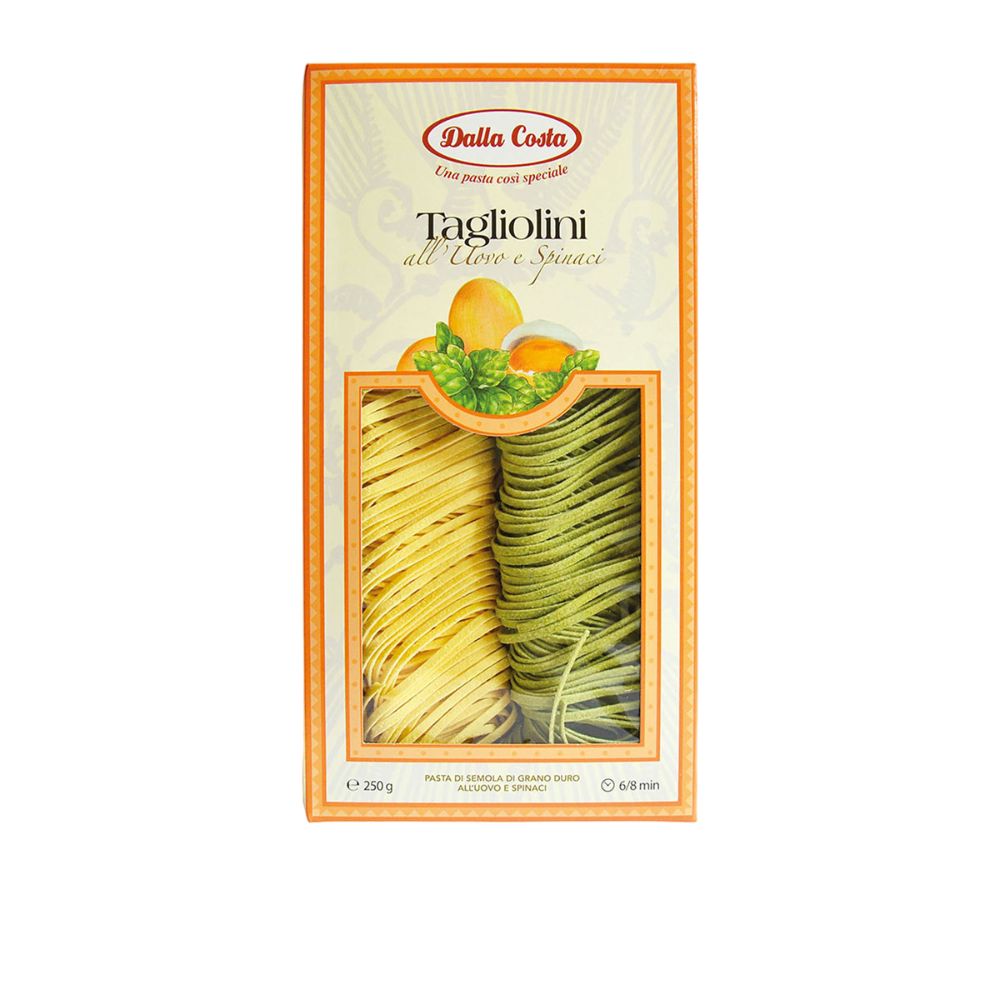 Dalla Costa Tagliolini Uovo E Spinaci Confezione Risparmio 10x250gr