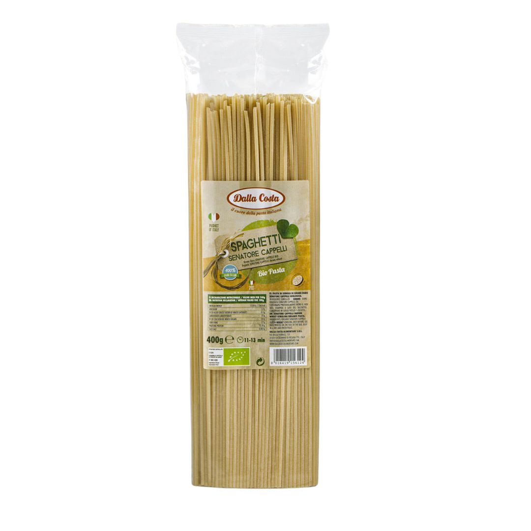 Dalla Costa Spaghetti di Semola Senatore Cappelli Bio Confezione Risparmio 24x400gr