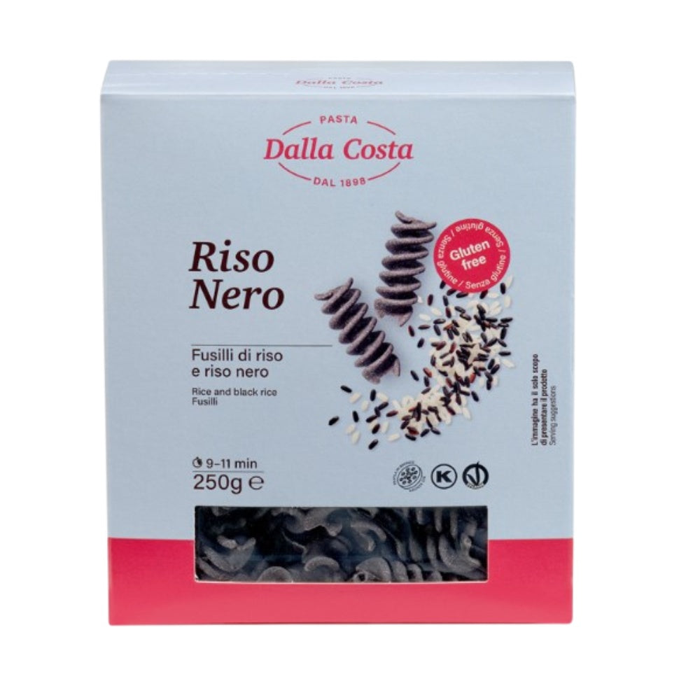 Dalla Costa Fusilli Riso Nero Senza Glutine Confezione Risparmio 8x250gr