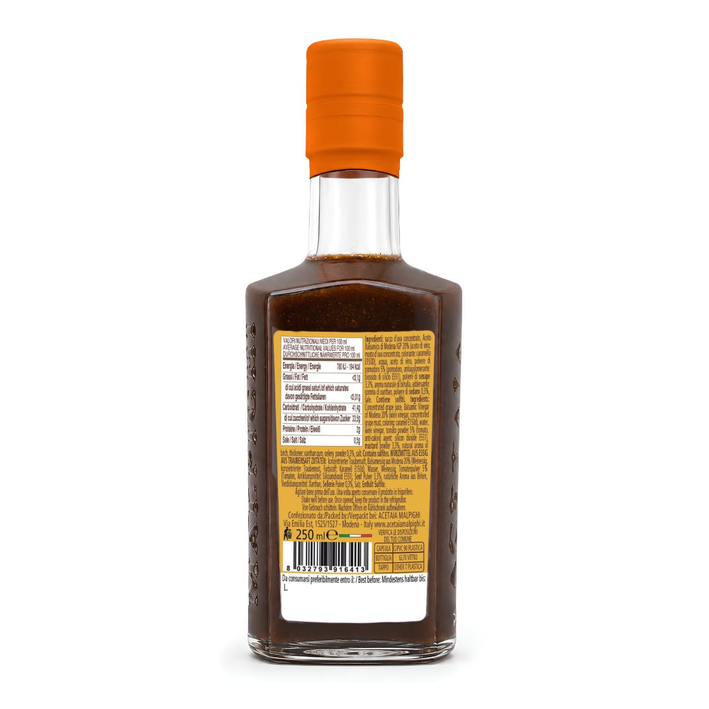 Acetaia Malpighi Kit Barbecue Gourmet – Salsa BBQ 250 ml, Sale al Balsamico 95 g e Sale alle Erbe 120 g
