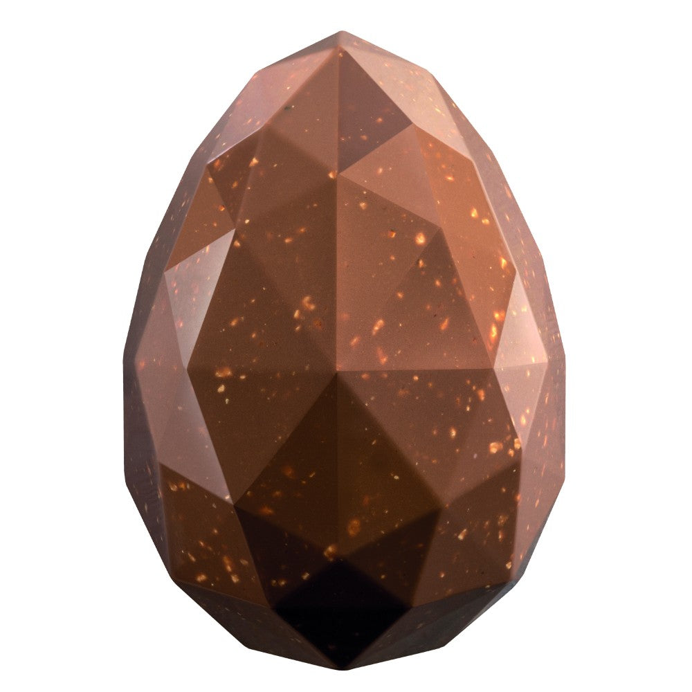 Cioccolato Gourmet Uovo di Pasqua Diamante di Cioccolato al latte con Arachide caramellata