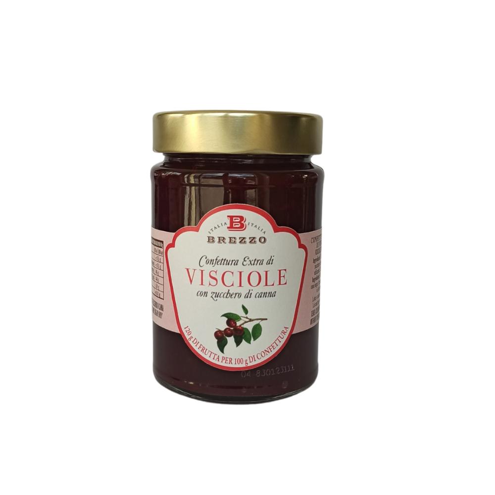 Brezzo Confettura Extra Ciliegie Visciole 350g con 120% frutta