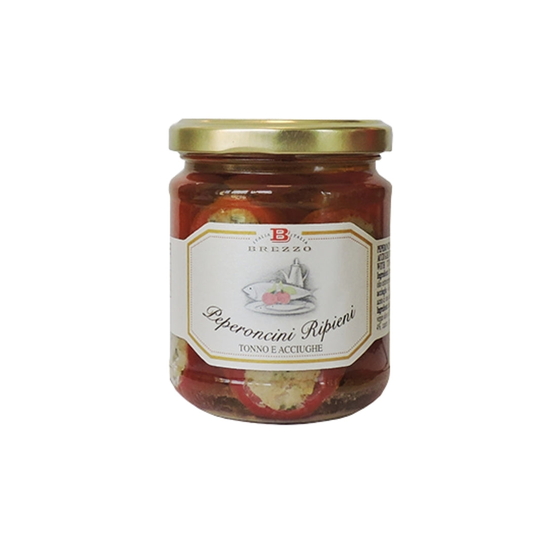 Brezzo Peperoncini ripieni di Tonno e Acciughe 180 gr