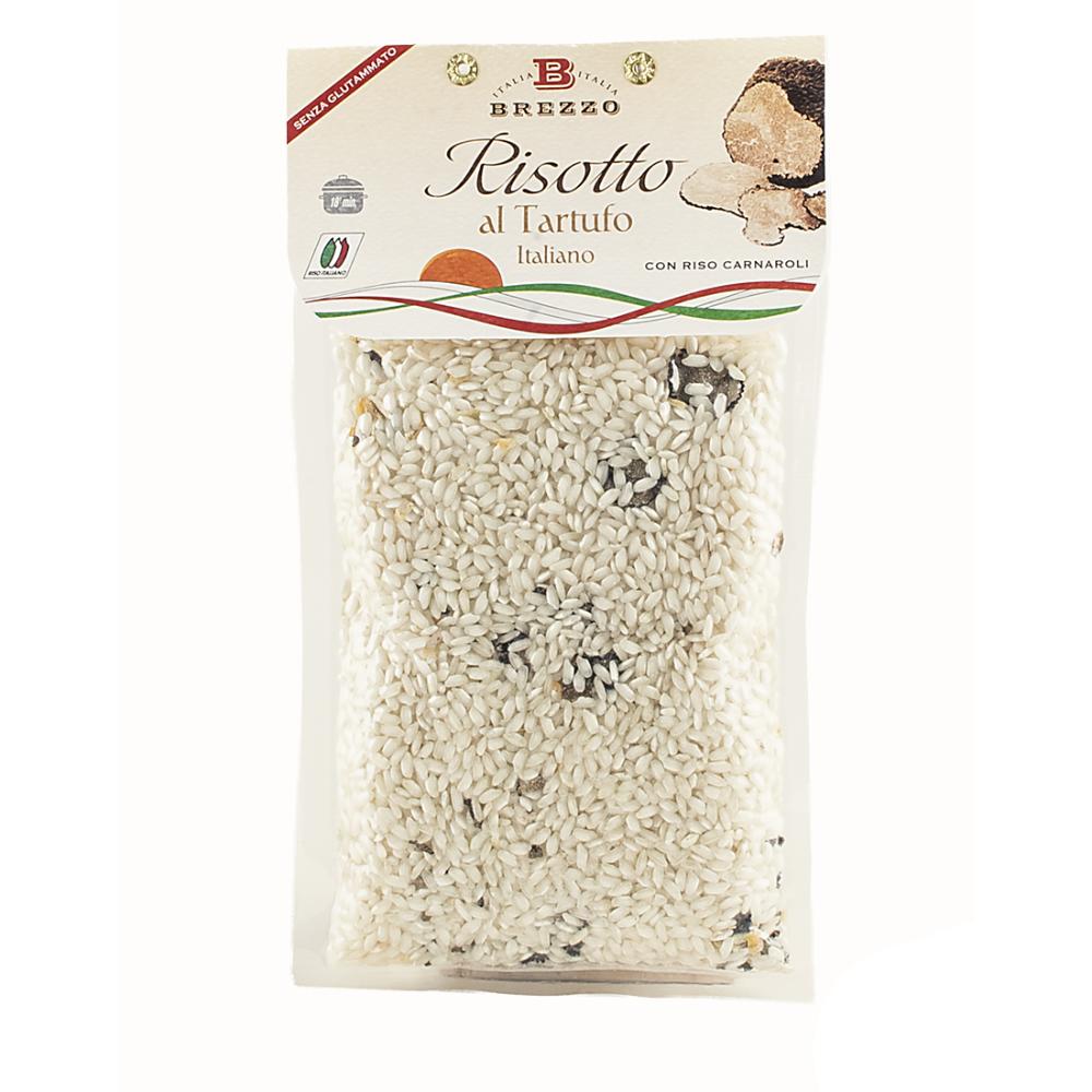 Brezzo Tris Risotti da 300g ai Funghi Porcini Speck, Zafferano Funghi Porcini e al Tartufo