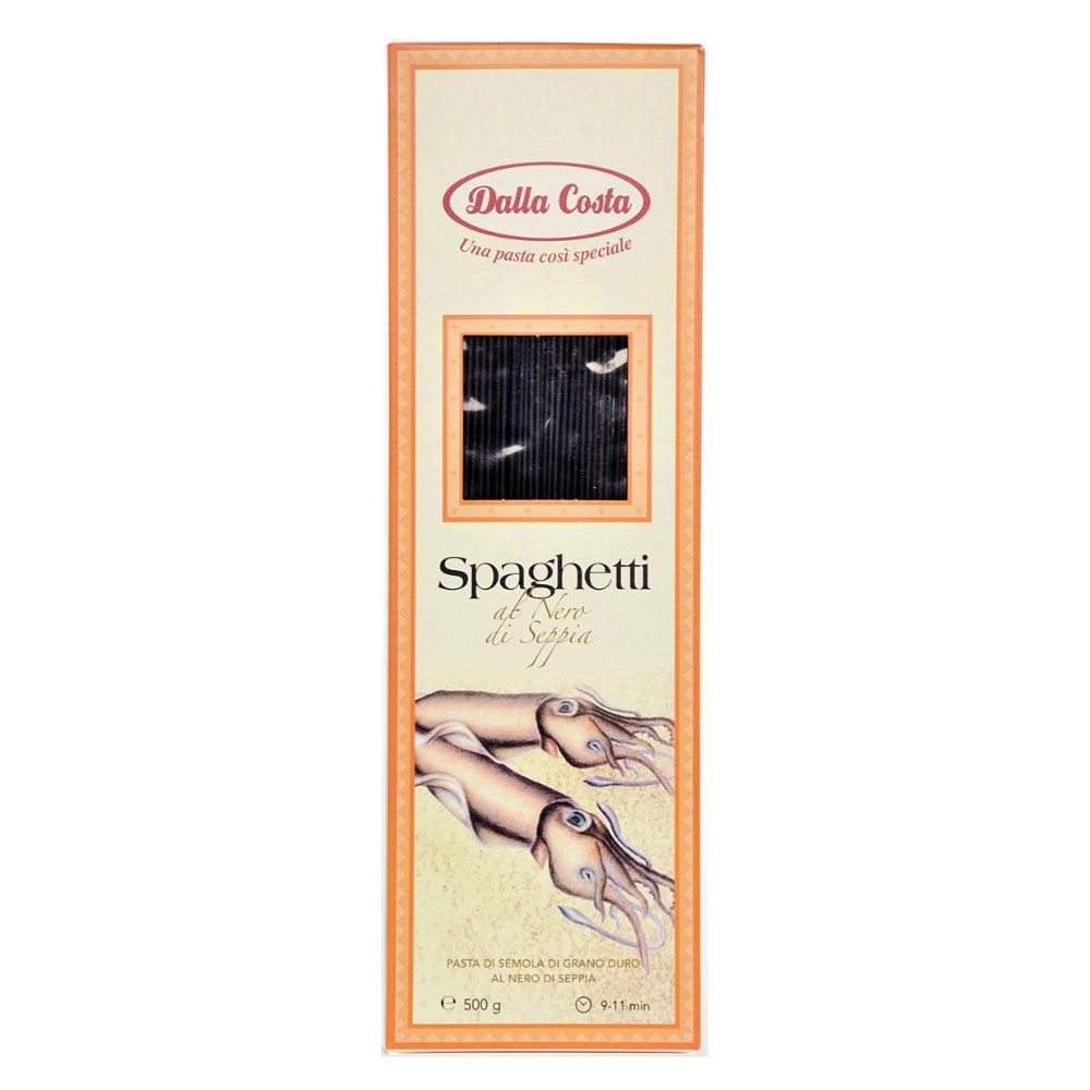 Dalla Costa Spaghetti al nero di seppia confezione risparmio 20x500 grammi