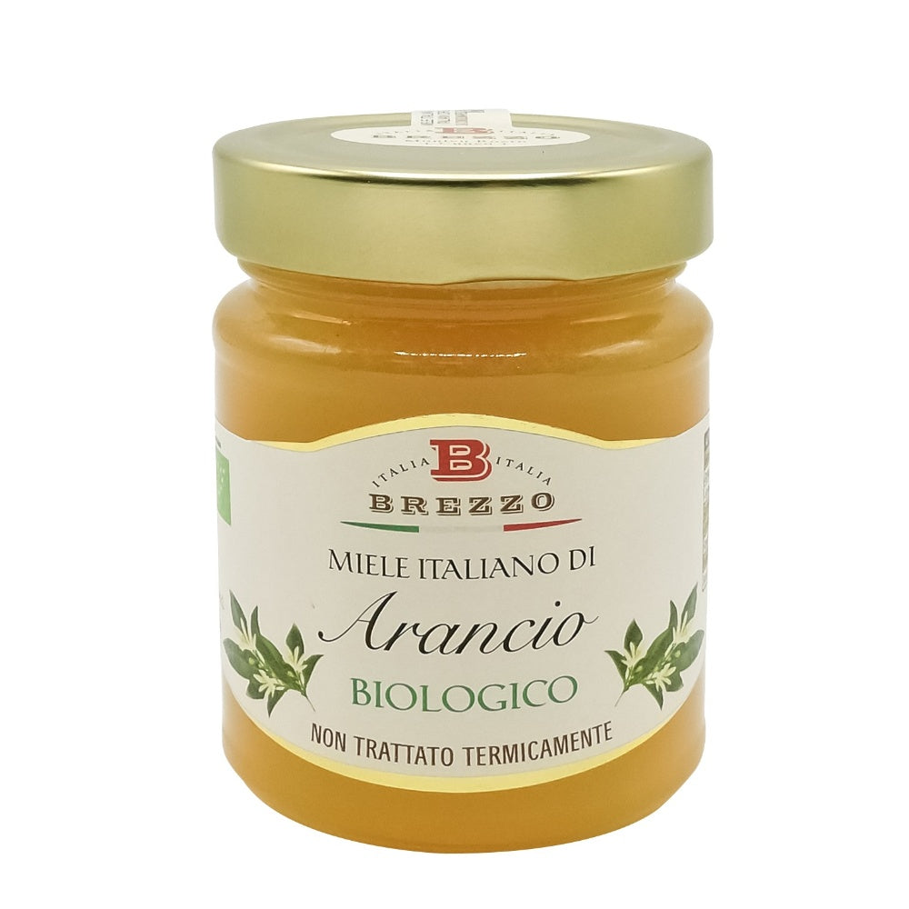 Brezzo Miele Biologico Italiano di Arancio 350 gr