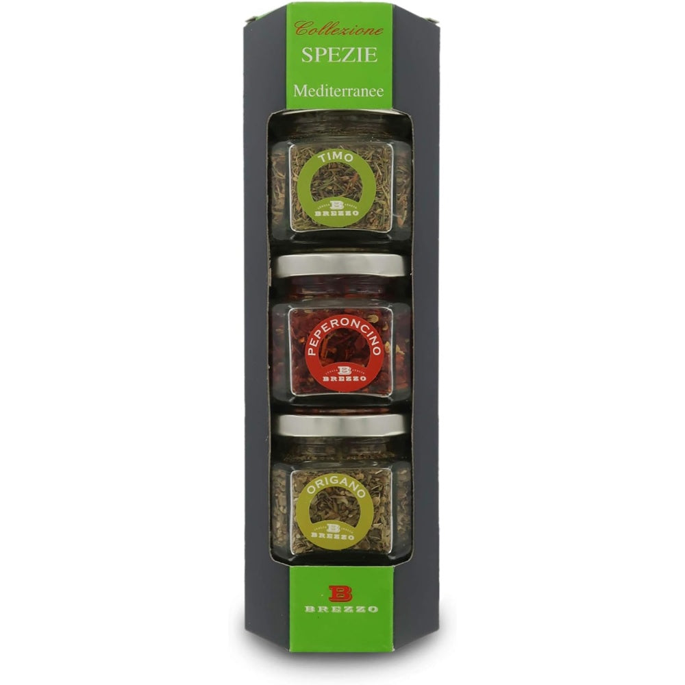 Brezzo Tris di Spezie Mediterranee Origano, Timo, Peperoncino