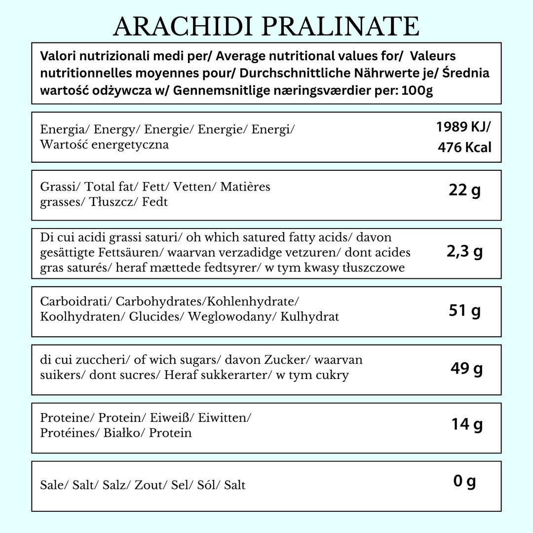 Quaranta - Sacchetto Arachidi Pralinate 150g