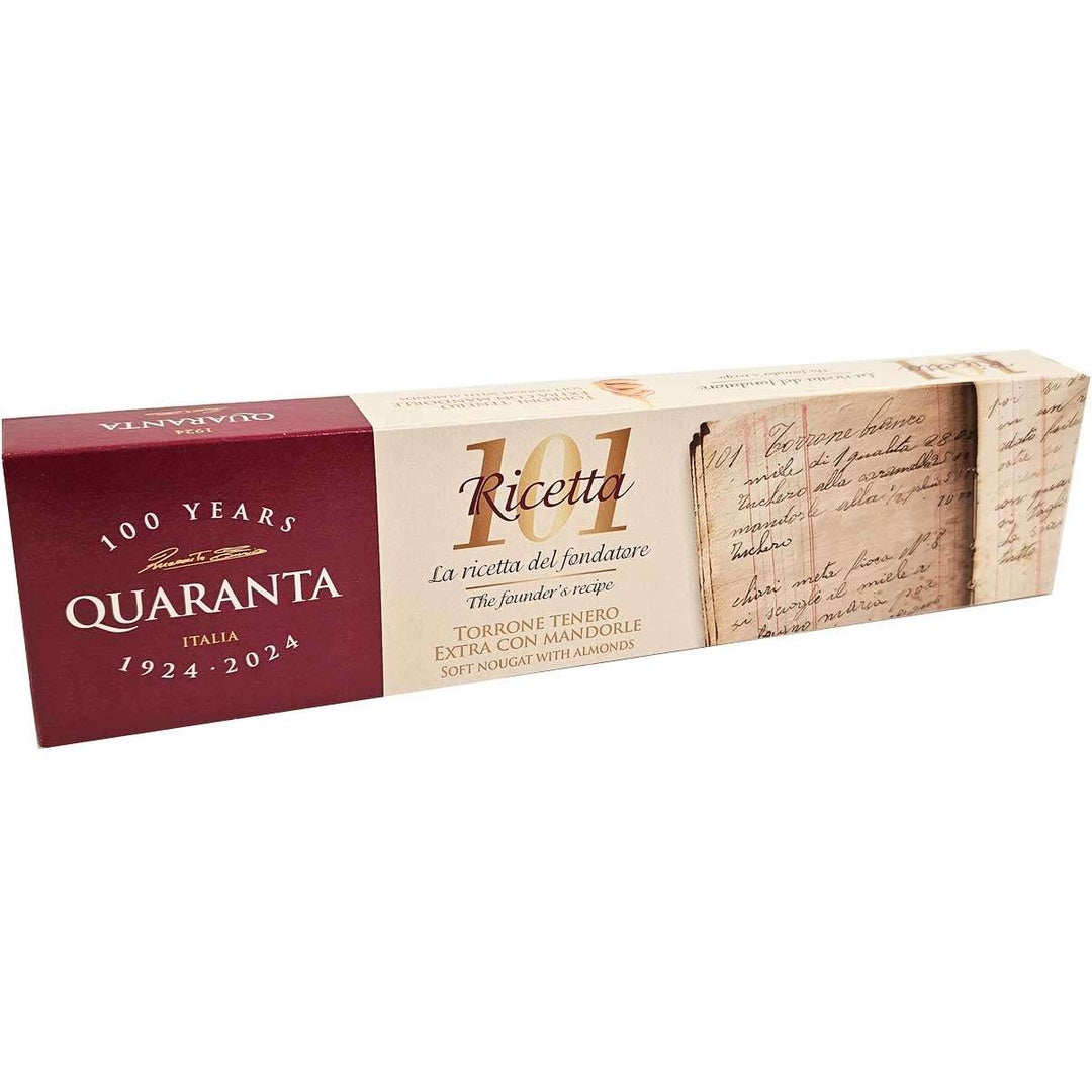 Quaranta Torrone Extramorbido - Mandorle e zucchero caramellato