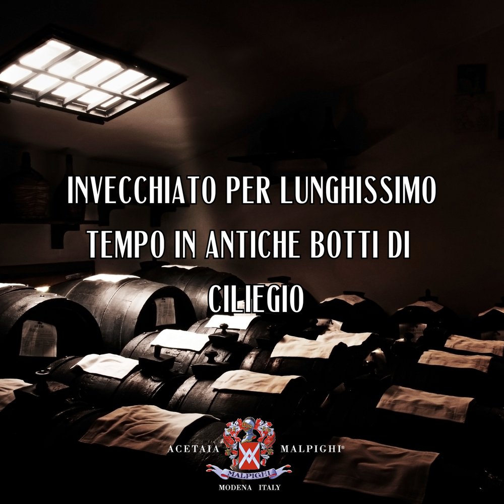Acetaia Malpighi – Aceto Balsamico Tradizionale di Modena DOP Extravecchio al Ciliegio – 100 ml – Solo Mosto Cotto – Selezione da Alta Ristorazione