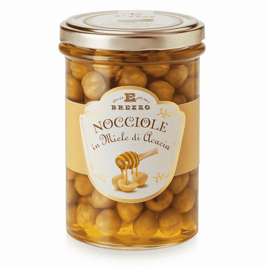 Brezzo Nocciole tostate in Pregiato Miele di Acacia 110gr