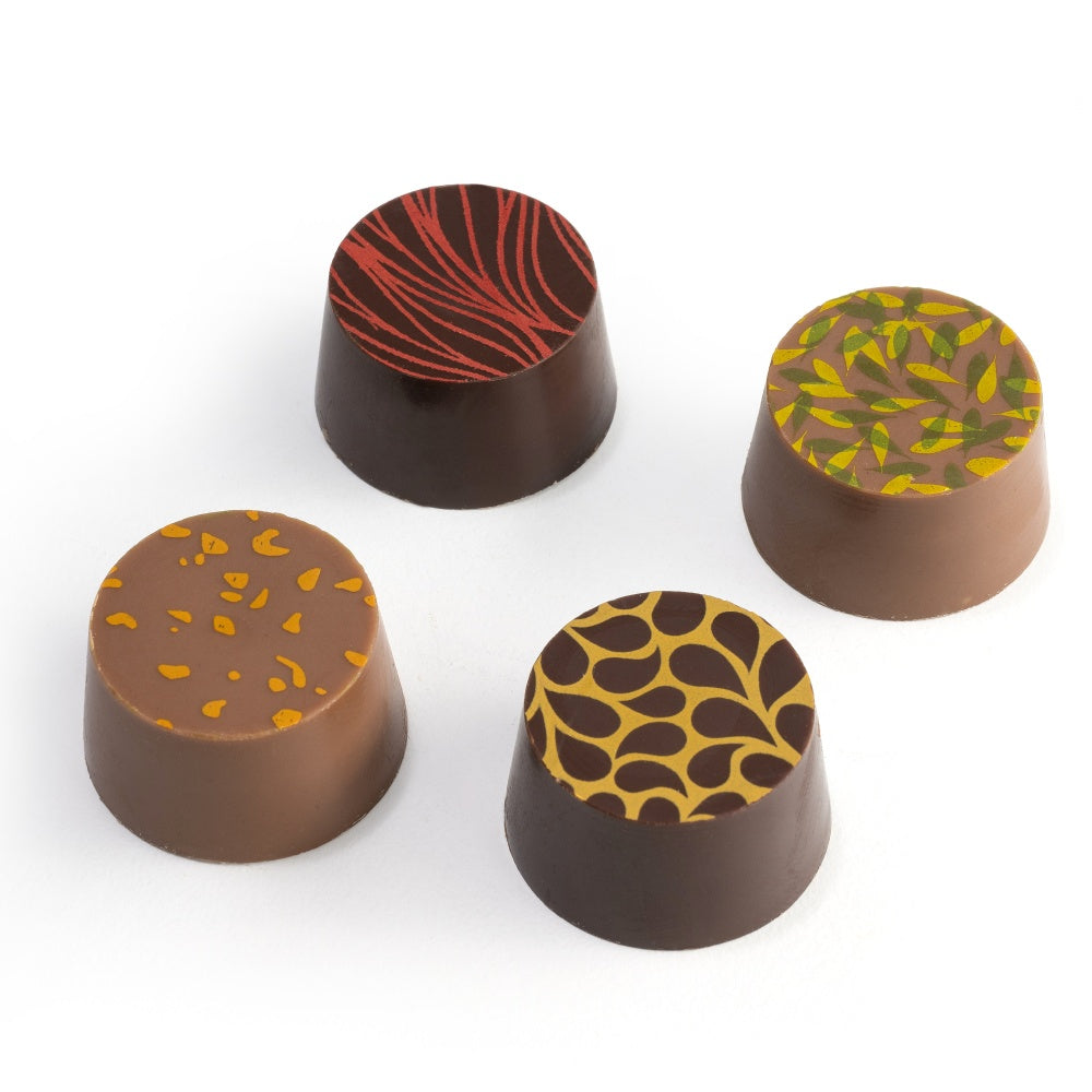 Cioccolato Gourmet 12 Ciocopraline di pregiato cioccolato al latte e fondente con 4 morbidi ripieni