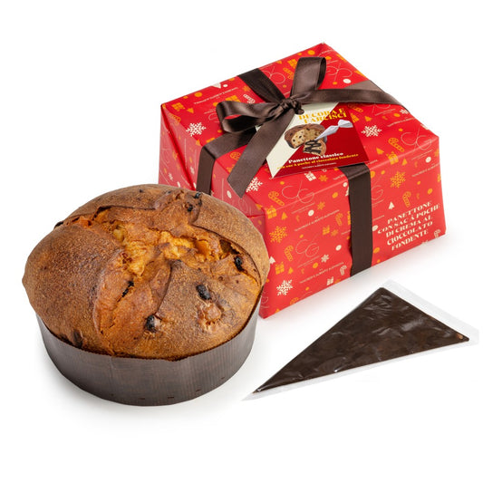 Cioccolato Gourmet Panettone Classico Decora e Farcisci – Crema al Cioccolato Fondente - 750g