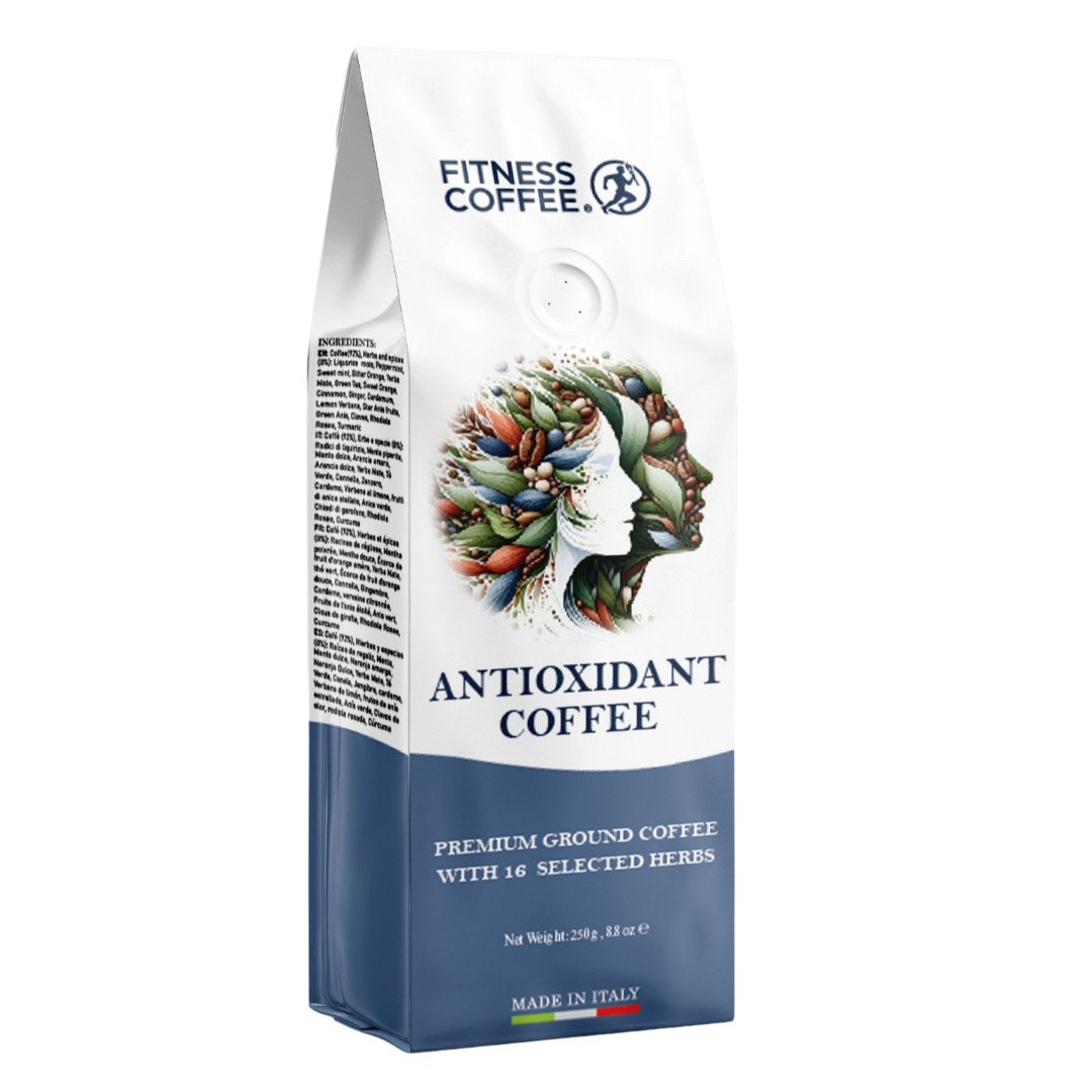 Fitness Coffee Caffè Antiossidante brevettato - 2 bags da 250gr di caffè macinato