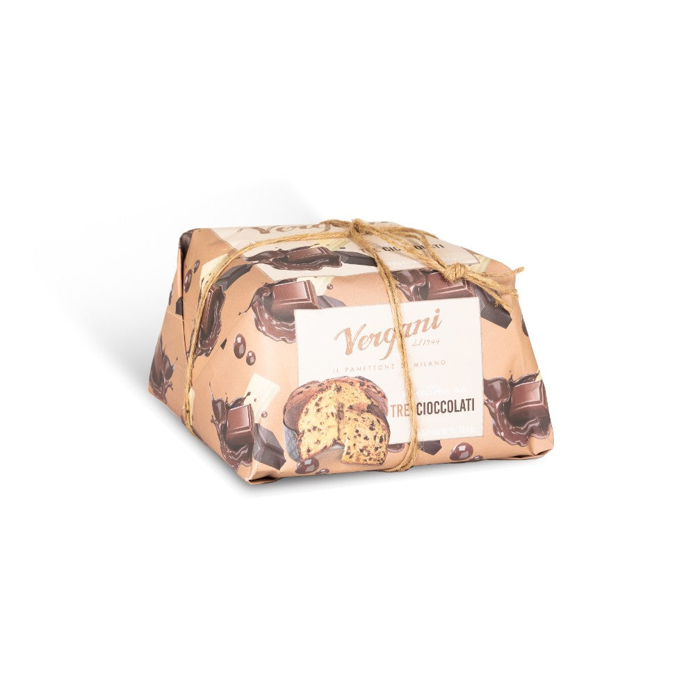 Vergani Panettone ai 3 Cioccolati 750g