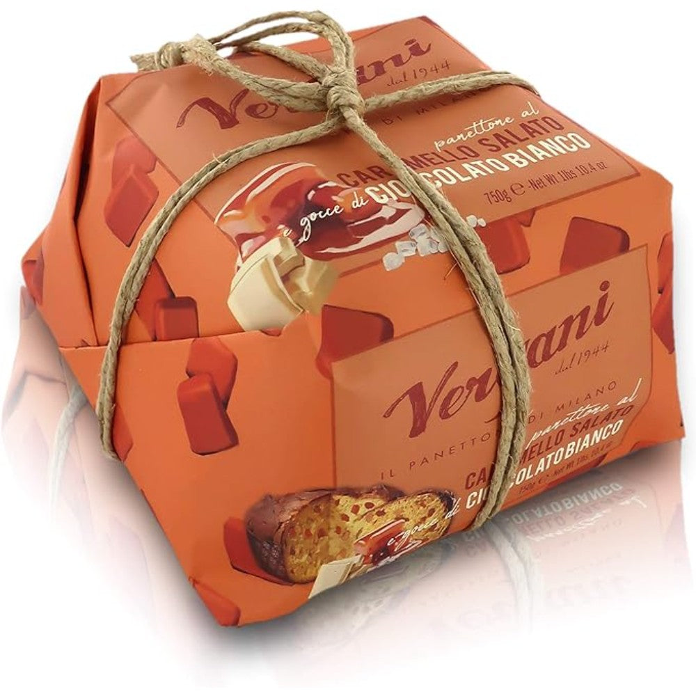 Vergani Panettone Caramello Salato 750g. Gourmet