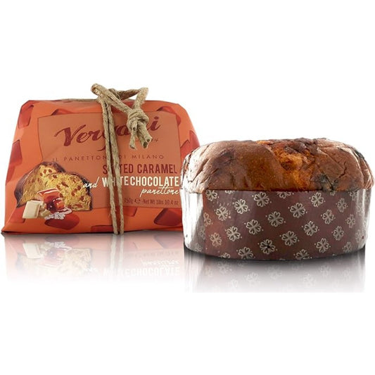 Vergani Panettone Caramello Salato 750g. Gourmet