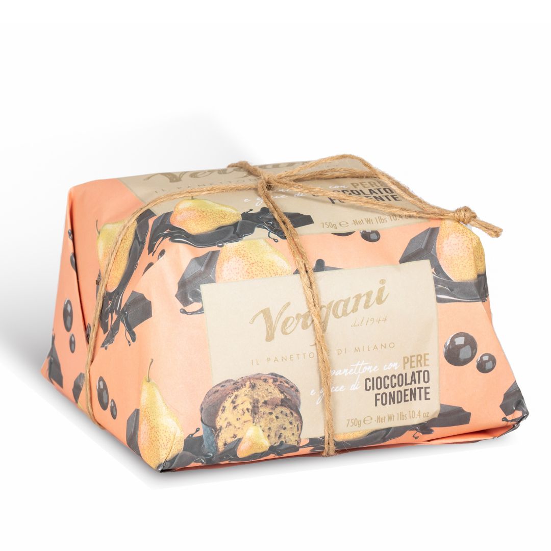 Vergani Panettone Cioccolato e Pere 750 gr Gourmet