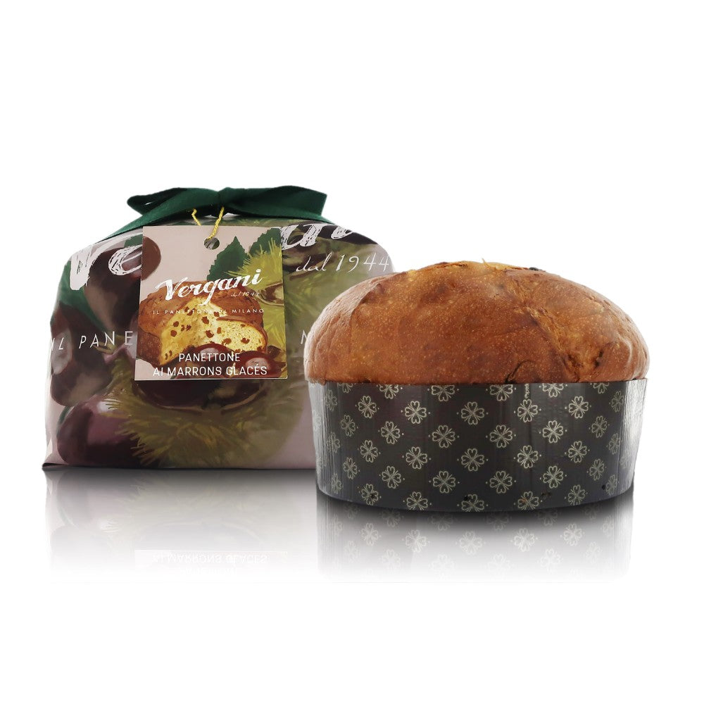 Vergani Panettone Marron Glace 750g Gourmet