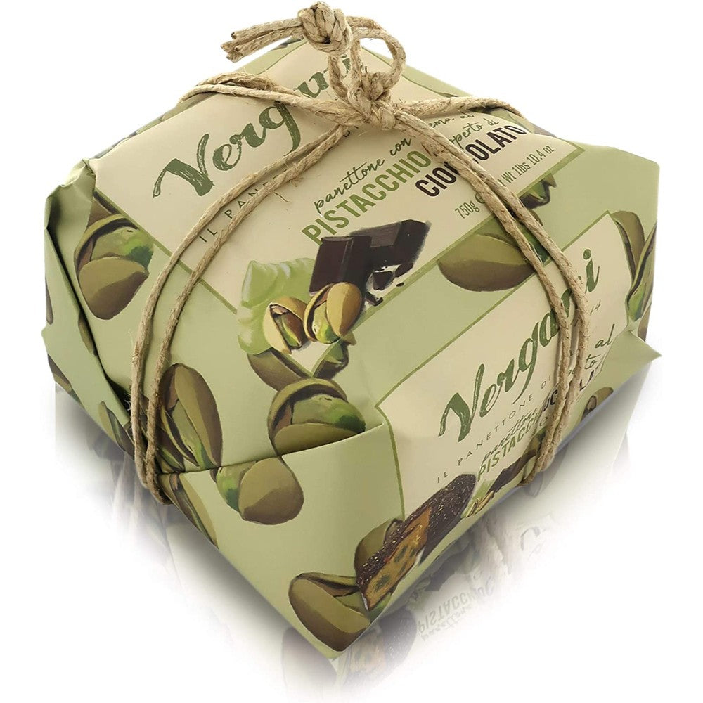 Vergani Panettone Pistacchio Cioccolato 750g. Gourmet