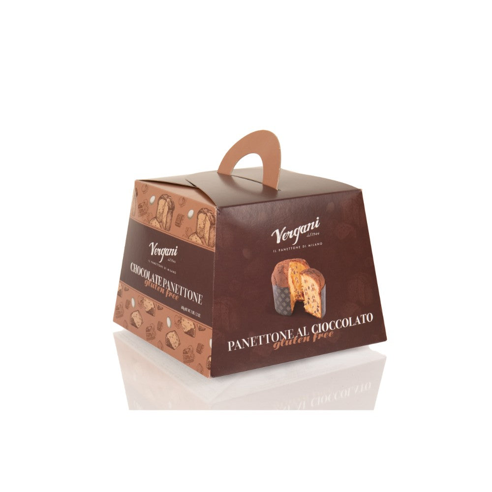 Vergani Panettone Senza Glutine al Cioccolato Linea Benessere Astuccio 600g
